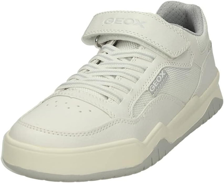 Geox Jungen J Perth Boy B Sneakers 30 EU White Lt Grey, 30 EU White Lt Grey