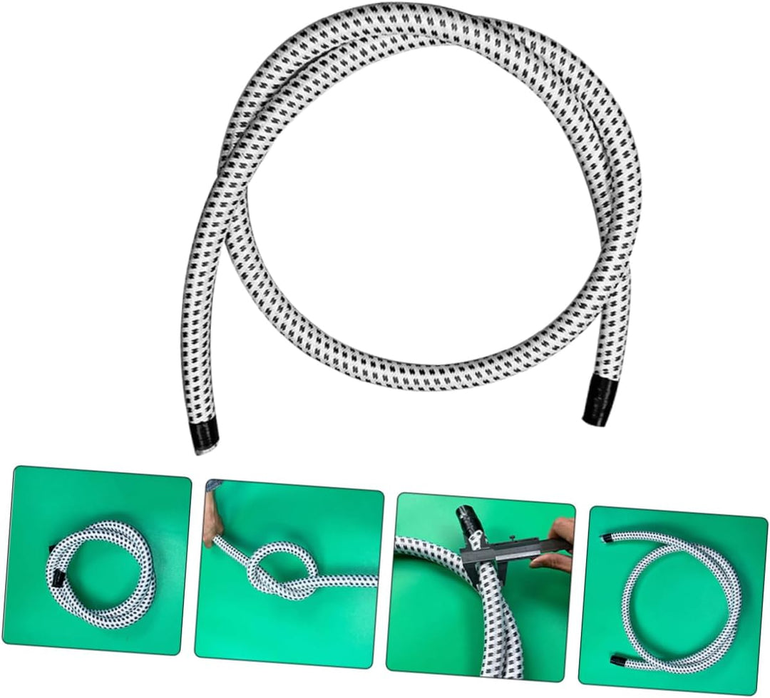 Hitzebeständiger und Robuster Dampfschlauch aus Pvc und Nylon für Dampfbügeleisen Verstärkter Ersatz