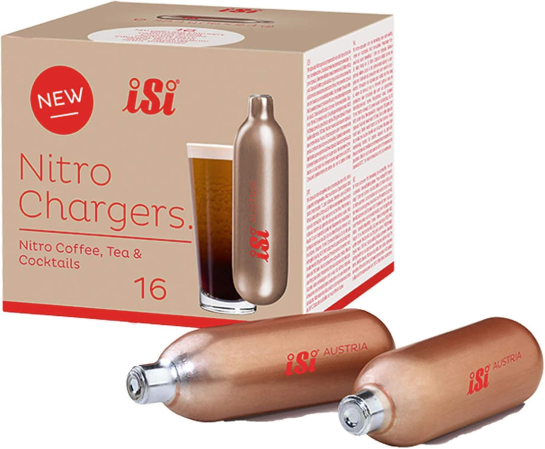 iSi 070599 - Nordamerika Nitro Ladegeräte, 2,4 g N2, 16 Stück