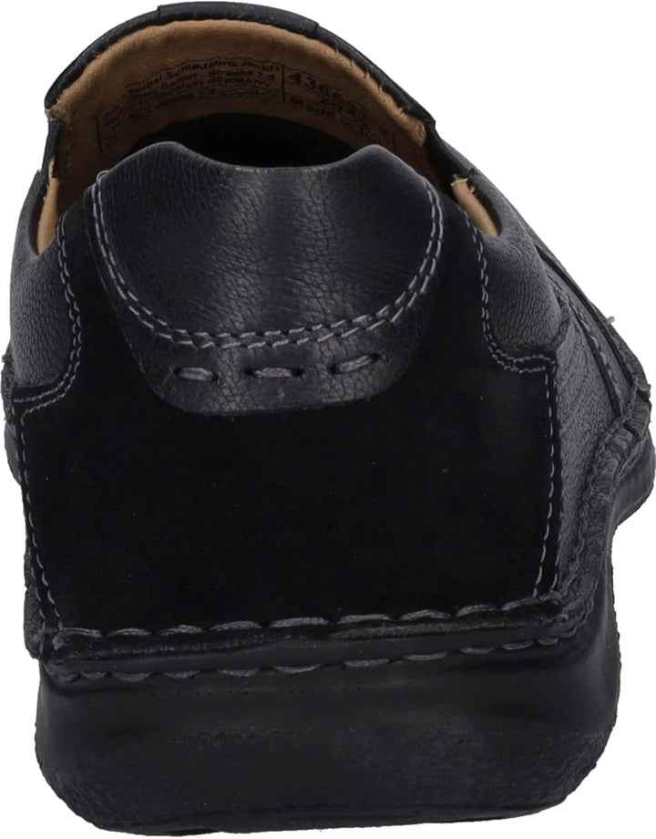 Josef Seibel Herren Slipper Anvers 63,Weite K (Extra weit),Wechselfussbett 40 EU X-Weit Schwarz 238