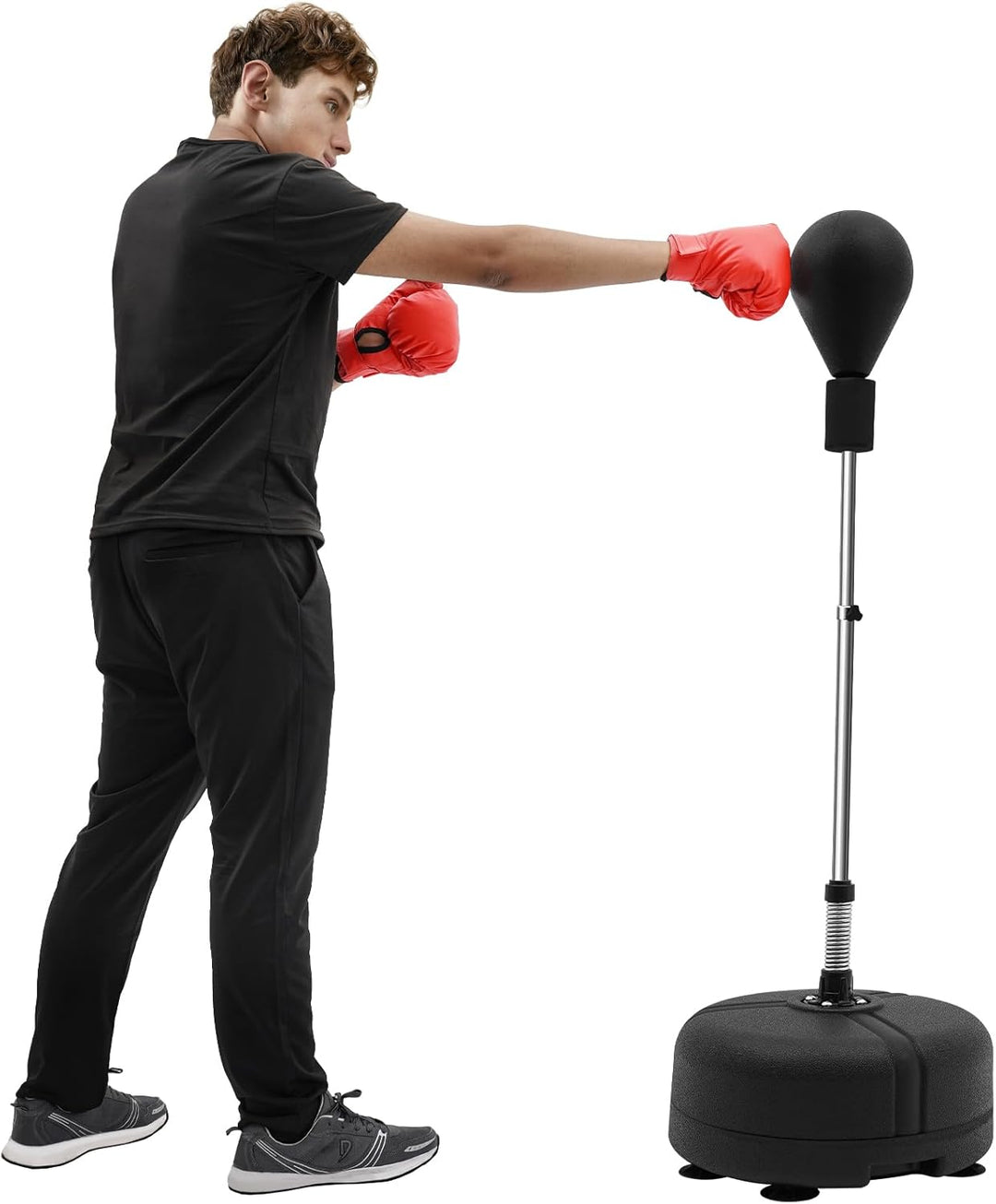 Punchingball Boxsack Standboxsack Erwachsene Boxbirne 120-160cm Höhenverstellbarer Boxausrüstung Ste