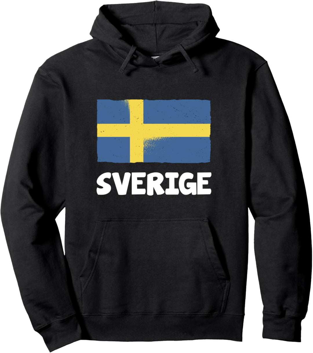 Sverige Schweden Flagge Pullover Hoodie