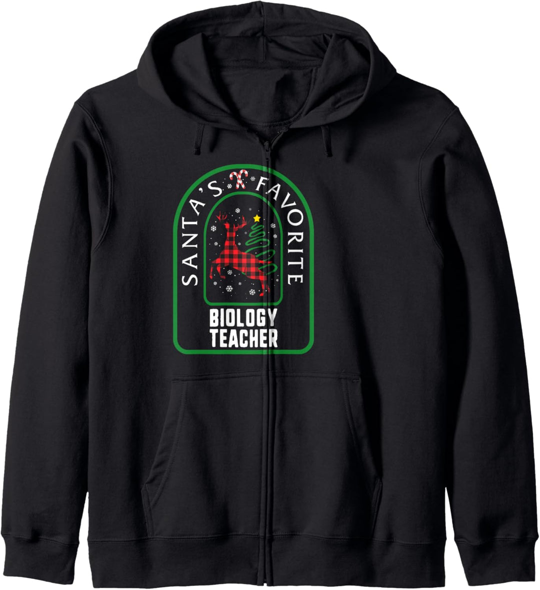 Weihnachts-Hässlicher Weihnachtspullover für Biologielehrer Kapuzenjacke