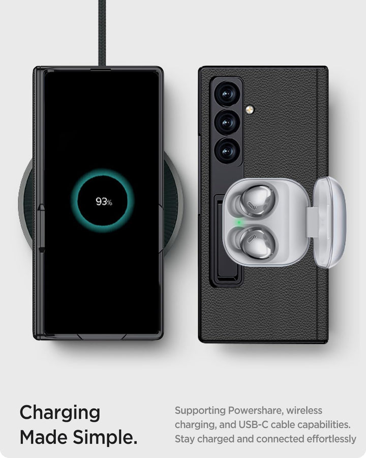 Miimall Privacy Case Kompatibel mit Samsung Galaxy Z Fold 7 Hülle Anti-SPY Displayschutz+Scharniersc