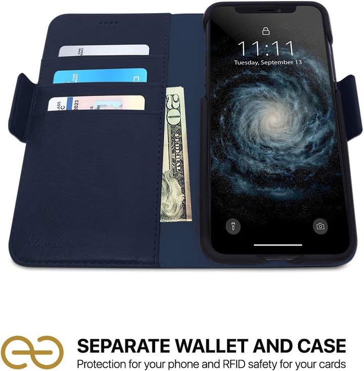 Dreem Fibonacci 2in1 Handyhülle Flipcase für iPhone 11 Pro Max | Magnetisches iPhone Case | TPU Etui