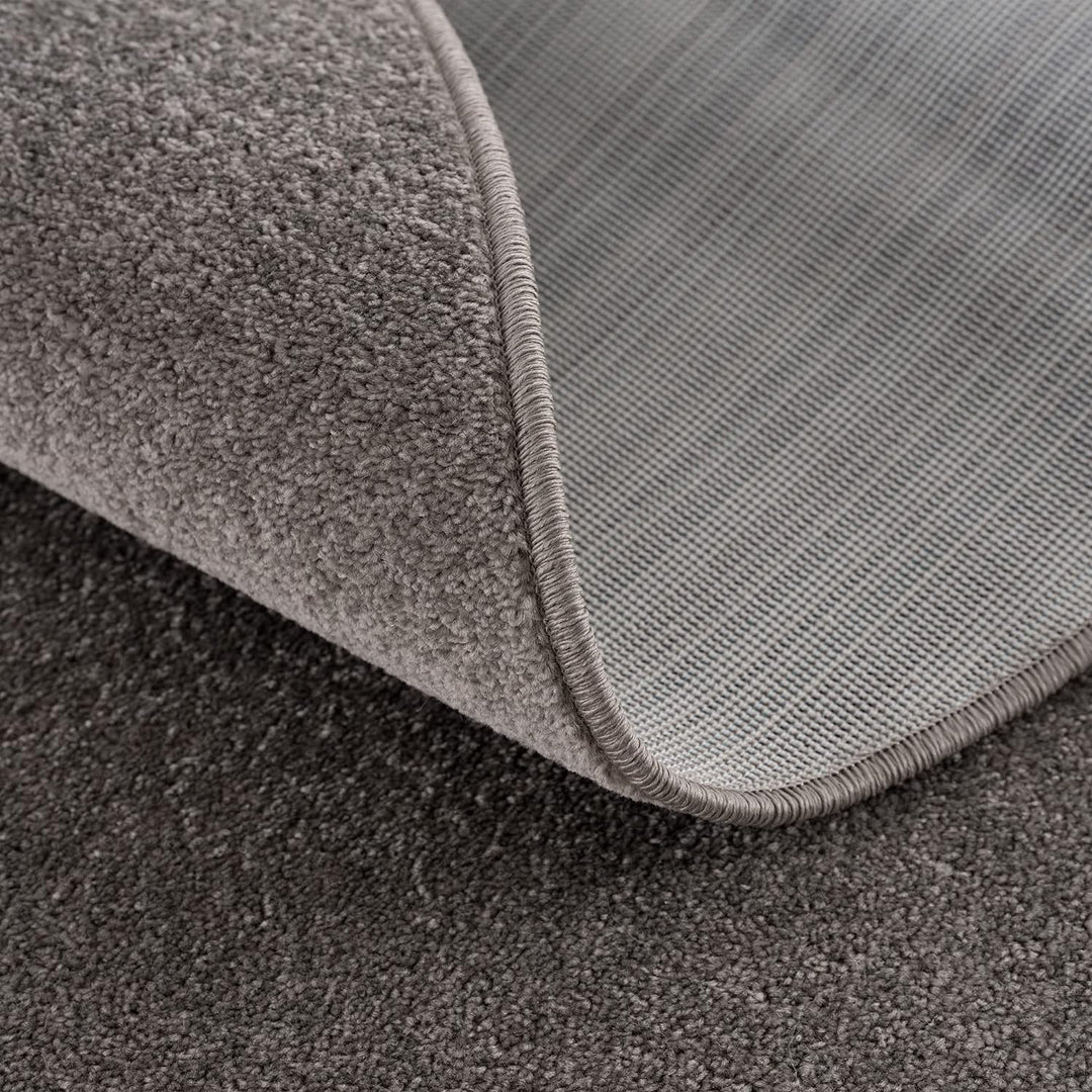 SANAT Kurzflor Teppich Wohnzimmer - Uni Modern Teppiche fürs Schlafzimmer, Arbeitszimmer, Büro, Flur