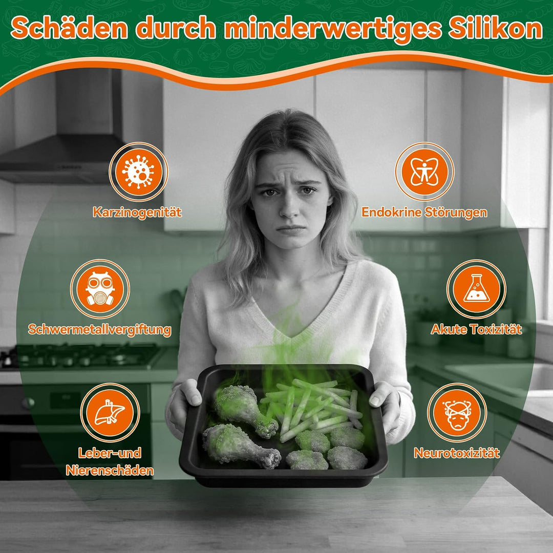 27 Artikel Heissluftfritteuse Zubehör für Ninja 9.5L Air Fryer DZ400EU, DZ400EUSTGD/AF400EU, AF400EU