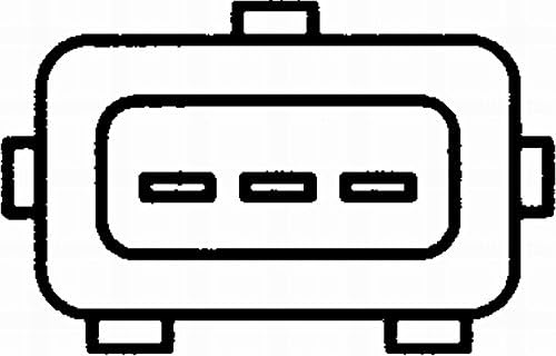 HELLA 6PU 009 146-121 Impulsgeber, Kurbelwelle - 12V - 3-polig - Kabel: 615mm