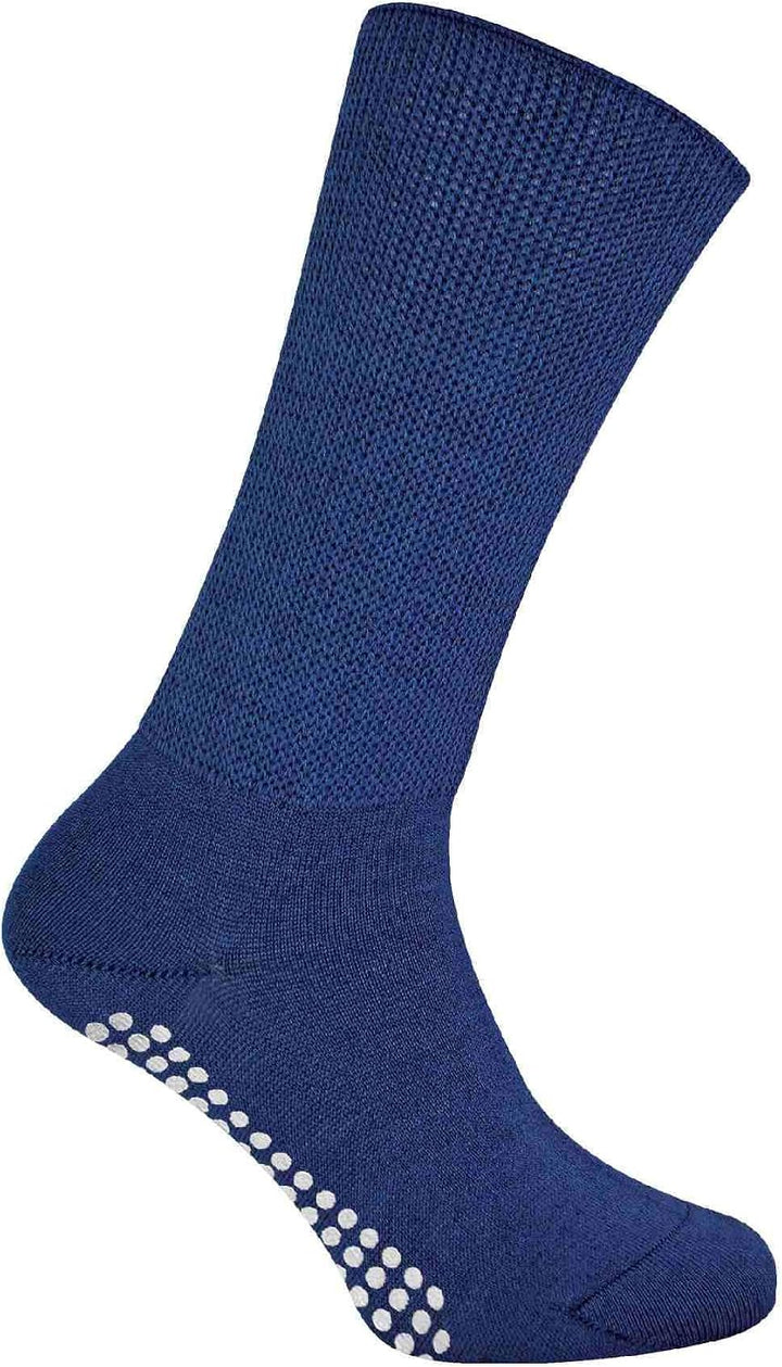 Ohne Gummi Ödeme Socken mit Antirutsch Noppen | Herren &amp; Damen | Dr. Socks | Extra Weite Antirutsch