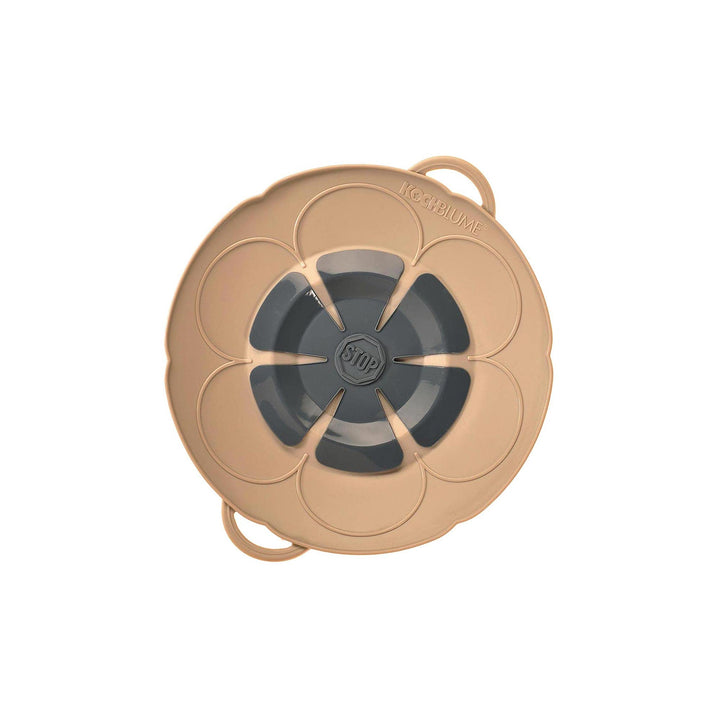 Kochblume das Original, Silikon Überkochschutz für Töpfe und Pfannen, Mikrowellen-Deckel, Spritzschu