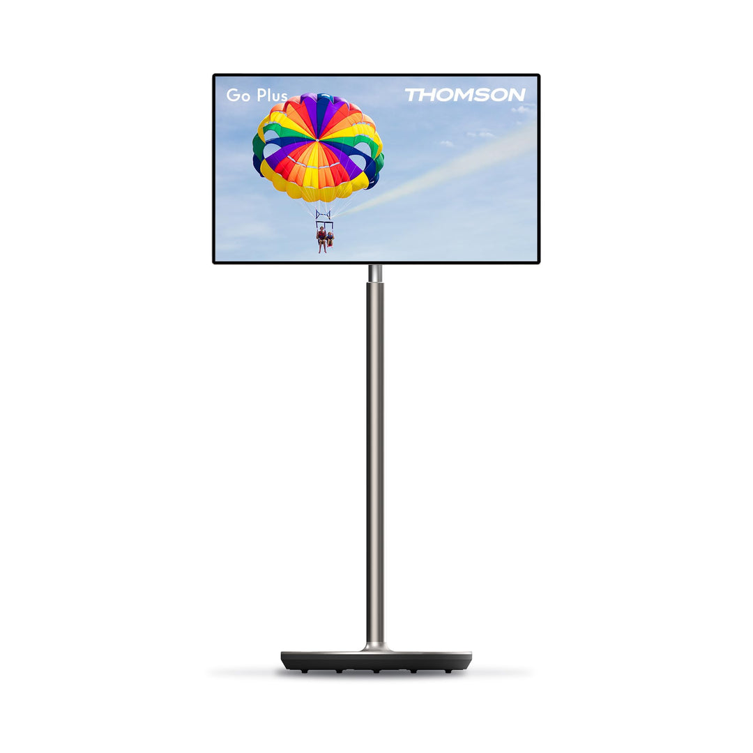 Thomson 32 Zoll (80 cm) Go Plus, 4K UHD (3840 x 2160), Tragbarer Android Fernseher, Sprachsteuerung,