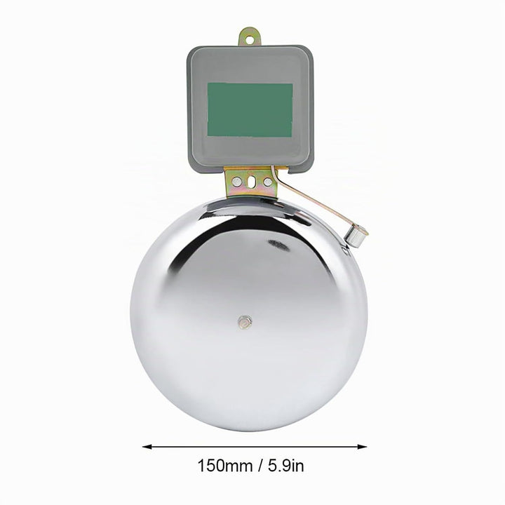Fafeicy Klassische Türklingel Laut 150 mm AC 220V Funkenfreie Glocken Rostfreiem Stahl Kabelgebunden