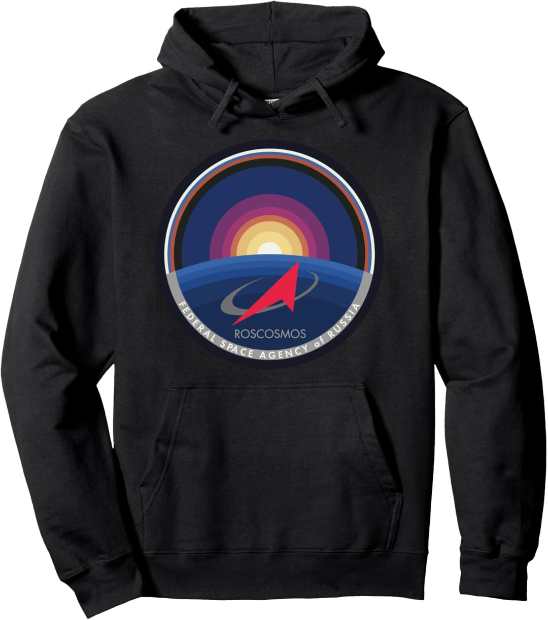 Roskosmos Russland Sputnik Weltraum russische Behörde Pullover Hoodie