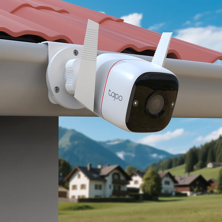 Dachrinnenhalterung für TP-Link Tapo C310/C320WS/C325WB Überwachungskamera Aussen &amp; DEKCO 2K/3MP Übe