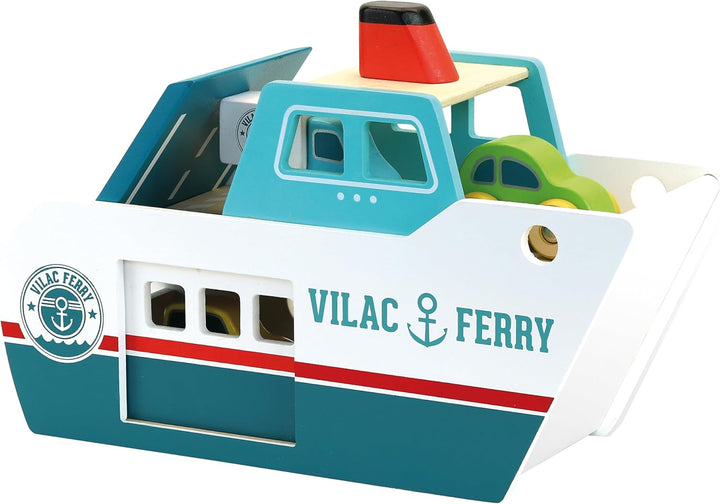 Vilac 2368 Ferry Die Vilacity Fähre, Mehrfarbig, Ferry