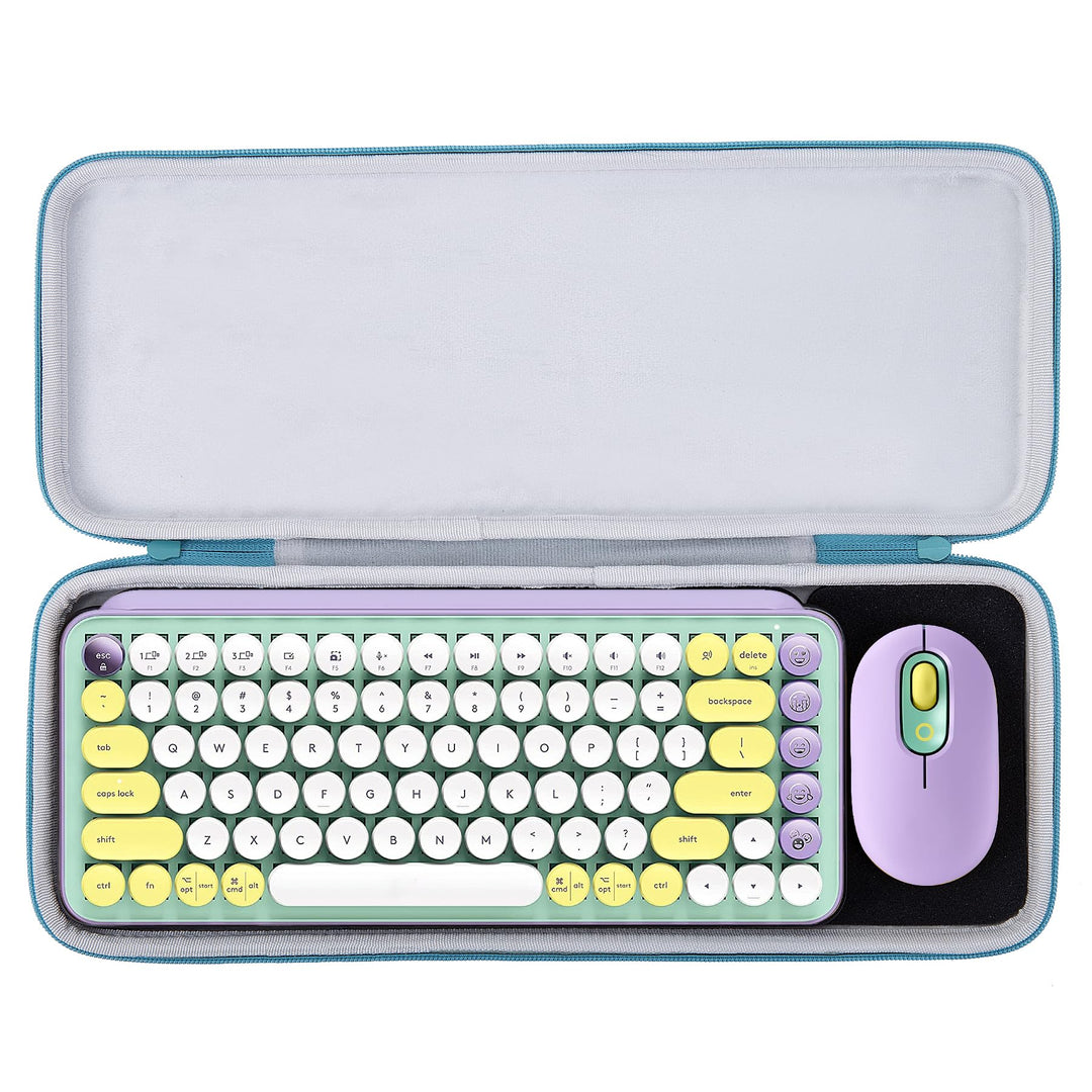 Aenllosi Hart Tragen Tasche Hülle für Logitech POP ICON Combo/Pop Keys Mechanische kabellose Tastatu