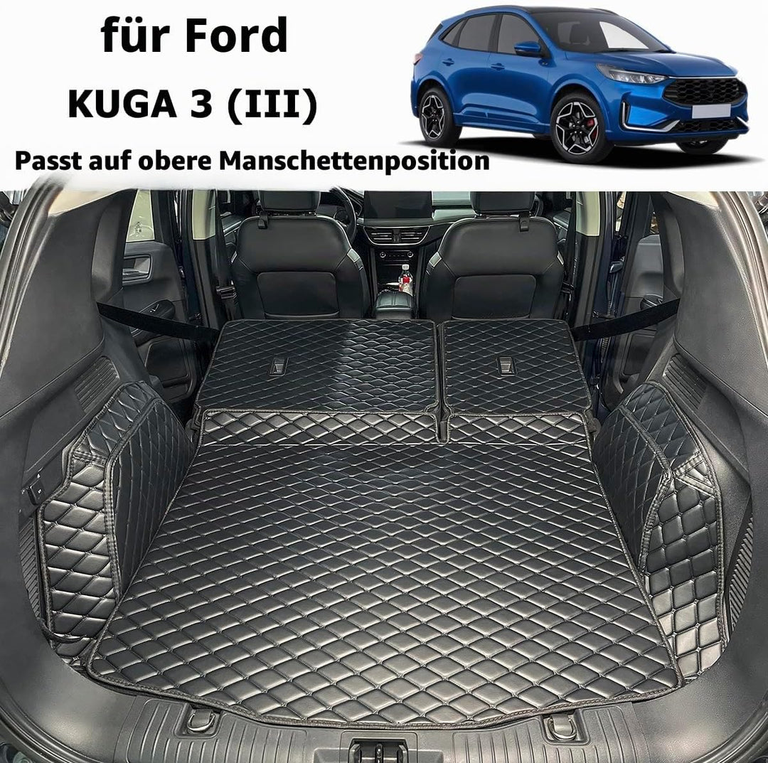 Kofferraumwanne kompatibel mit Ford KUGA 3 (III) 2019-2026 (obere Ladeboden) Kofferraummatte Kofferr