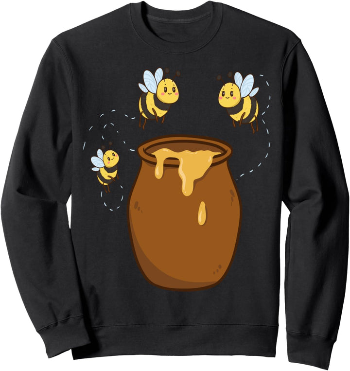 Wildbienen Honeypot Kind Hummel Bienen Imker Honigbiene Sweatshirt