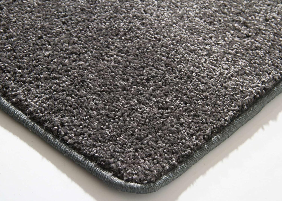 Kurzflor Teppich Cambridge, Wohnzimmer, Schlafzimmer, in Anthrazit, Grösse: 80x150 cm, 80 x 150 cm (