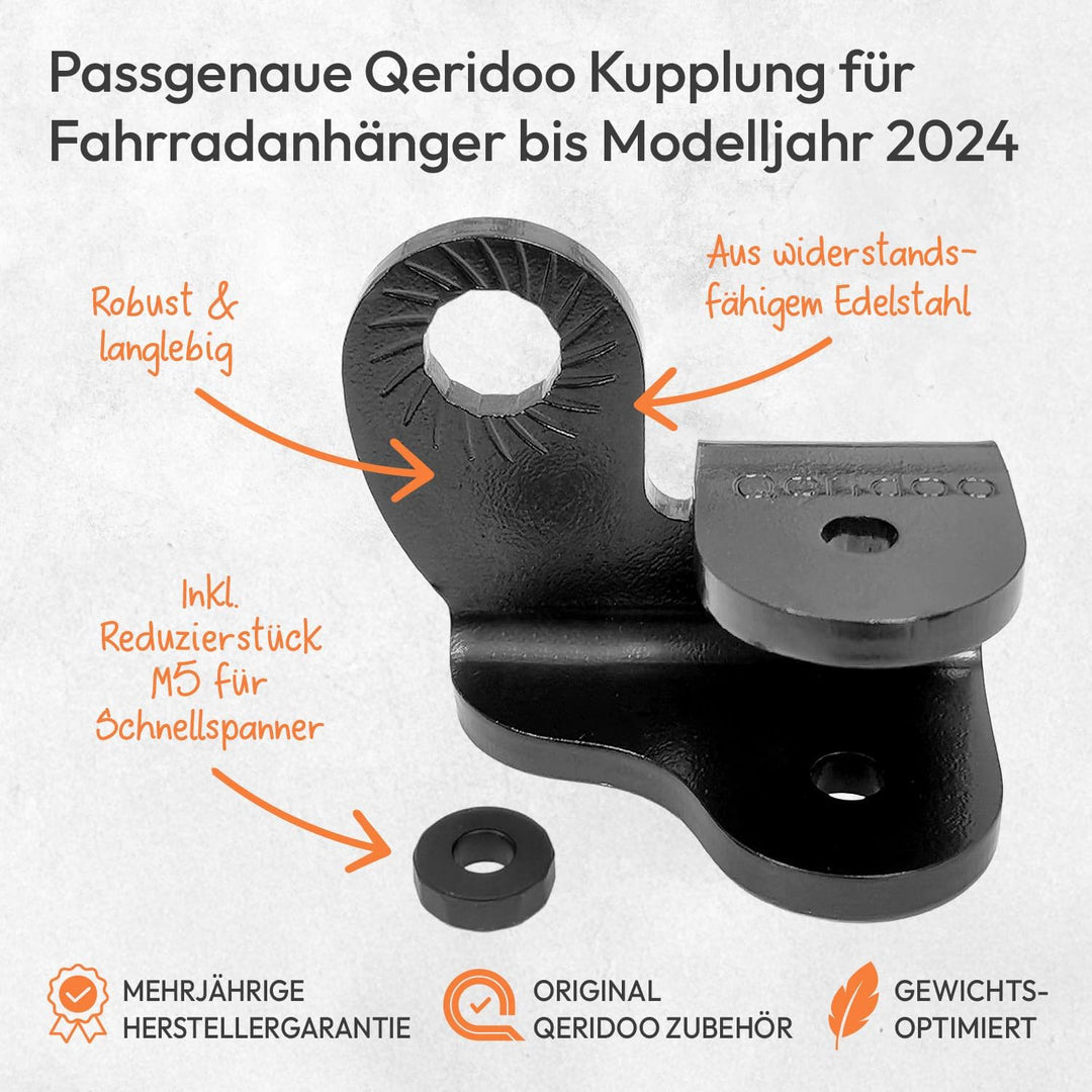 Qeridoo Kupplung für Fahrradanhänger 2021