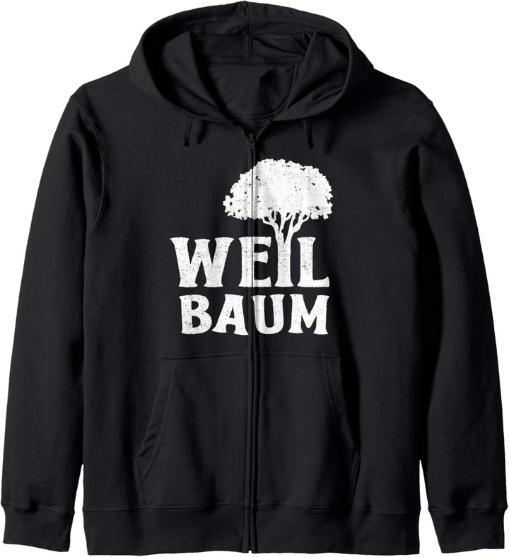 Weil Baum Kapuzenjacke