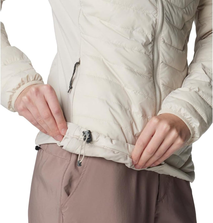 Columbia Damen Powder Pass Daunenjacke mit Kapuze XS Dark Stone, XS Dark Stone