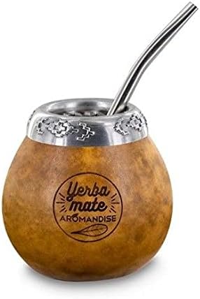 Aromandise Kalebasse und Bombilla für Mate