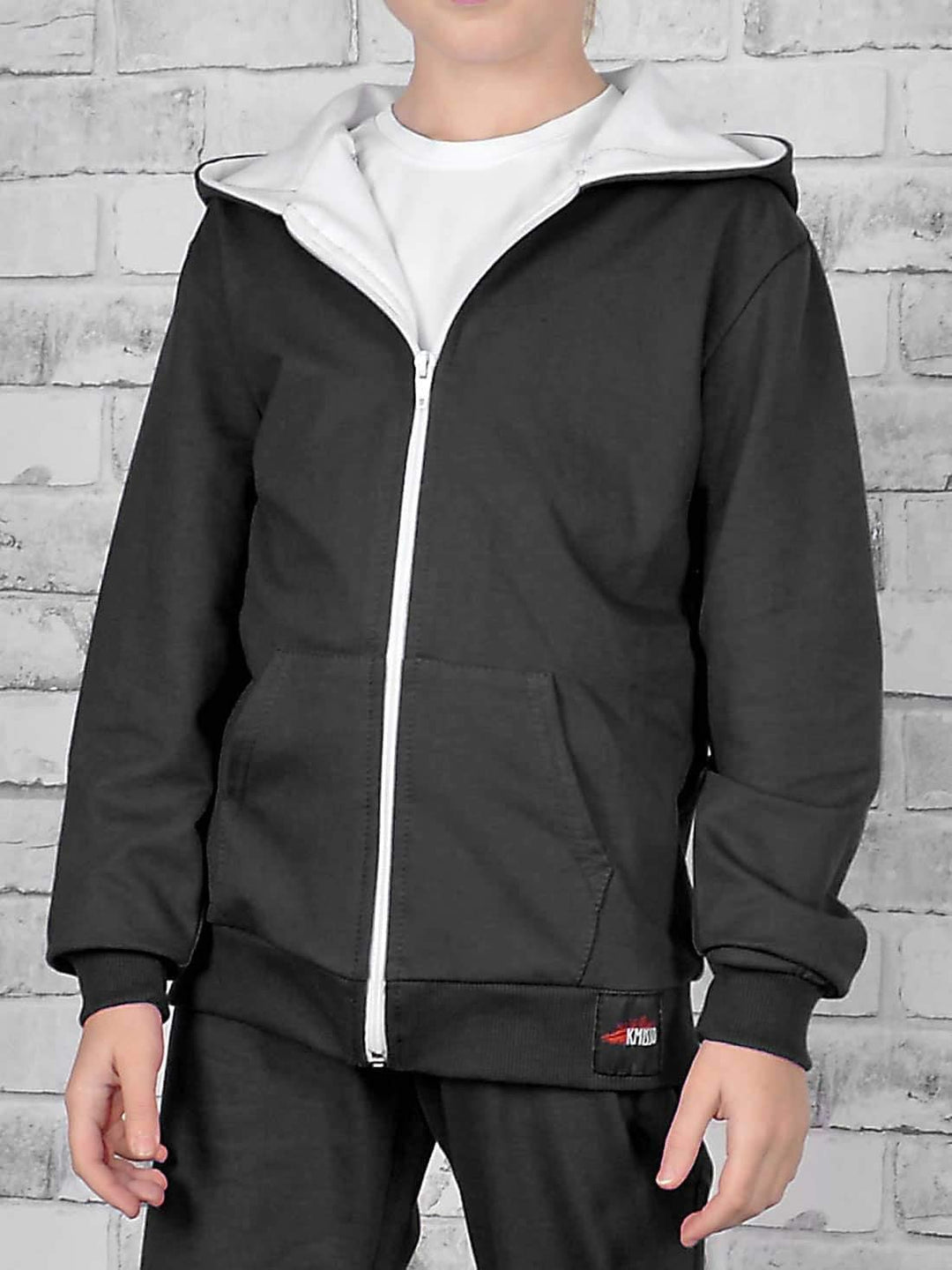 KMISSO Mädchen Sweatjacke mit Kapuze Kinder Hoodie Jacke – Reissverschluss, Baumwolle, Freizeithose