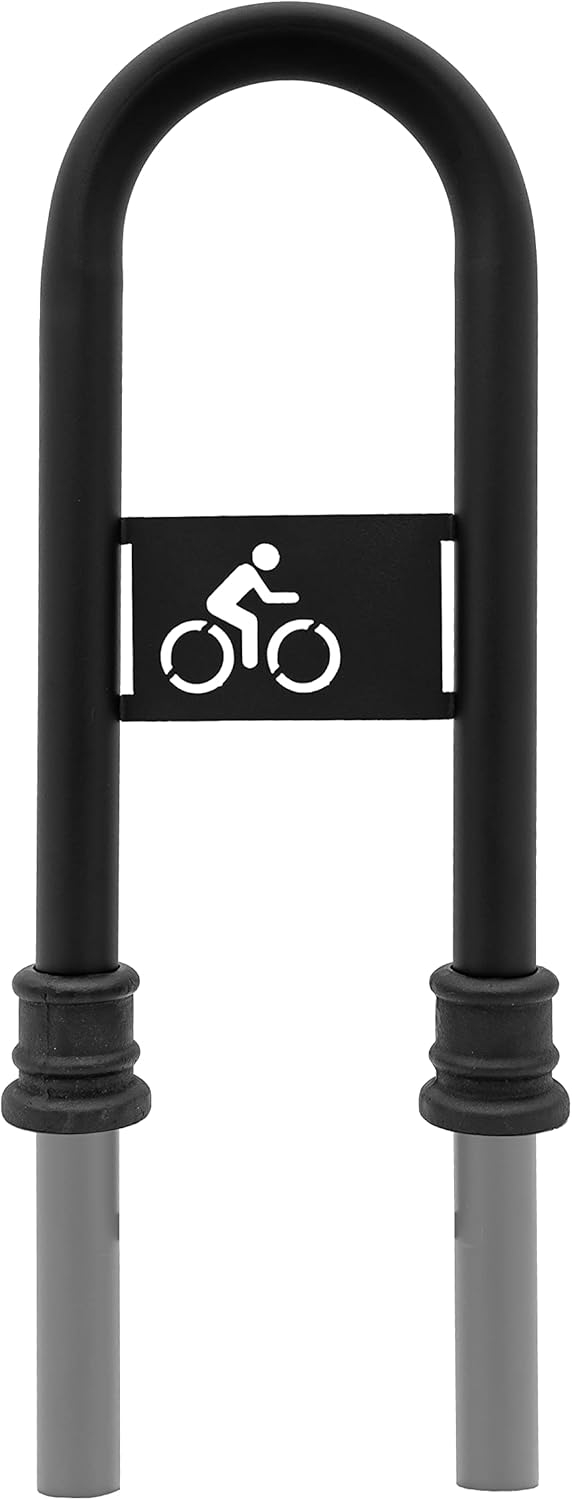 MORIA DESIGN Fahrradständer 110 x 36cm Fahrrad-Logo Bodenparker für 2 Fahrräder | stabiler Fahrradha