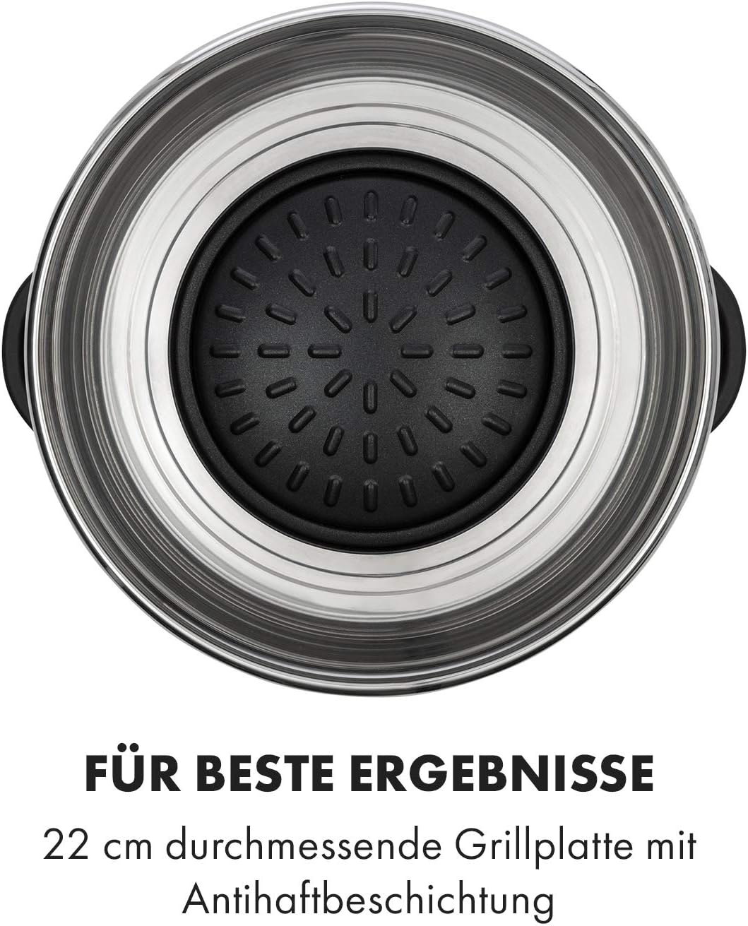 Klarstein Szechuan - Hot Pot und Grillplatte, Hot Pot Topf Volumen: 5 Liter, Hot Pot Grill 1350 Watt