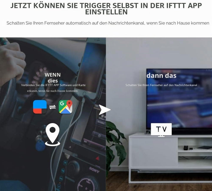 BroadLink - RM4 Pro, IR und HF Universal-Fernbedienung, All-in-One Hub, Code-Lernfunktion, WLAN, für