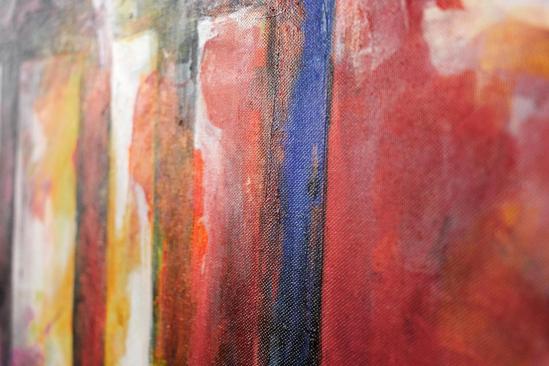 YS-Art Abstrakt Design Acryl Gemälde auf Leinwand Berlin handgemalt Wandbilder Wohnzimmer modern Woh