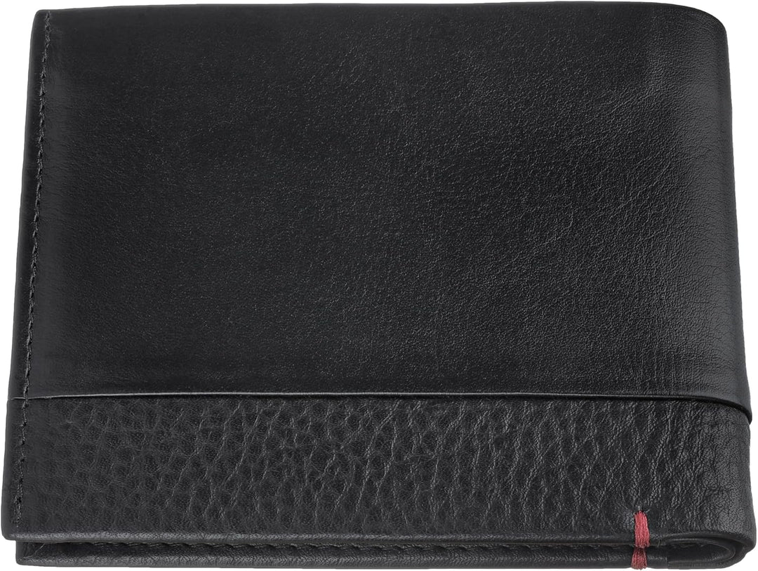 Zippo Herren Nappa Kreditkarten-Geldbörse Schwarz Geldbörse Schwarz (Schwarz)