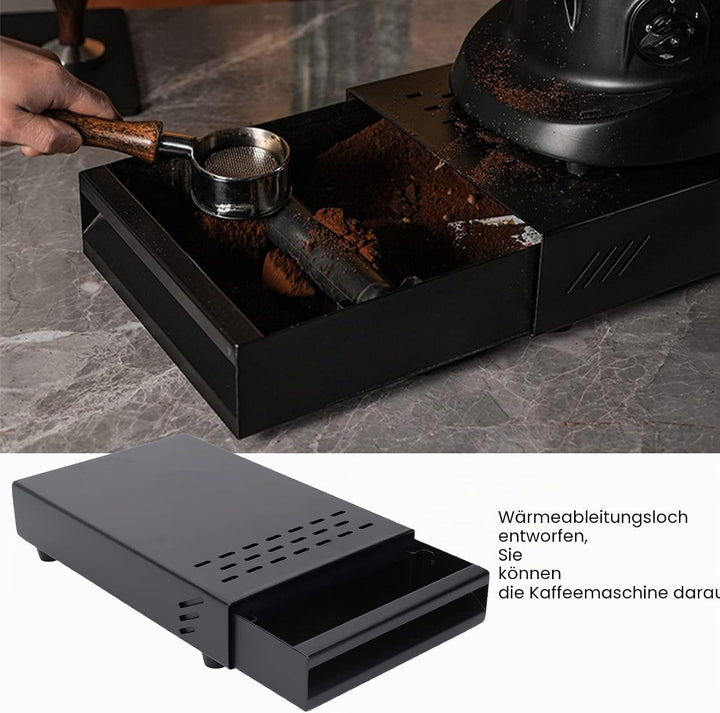 Watris Veiyi Kaffeesatz Abschlagbehälter, Schublade Knock Box, Kaffeesatz Behälter, für Haushalt, Ge