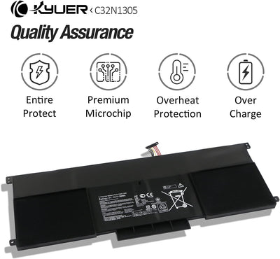 K KYUER 50Wh C32N1305 Laptop Akku für Asus Zenbook Infinity UX301L UX301LA UX301LA-DH71T UX301LA-WS7