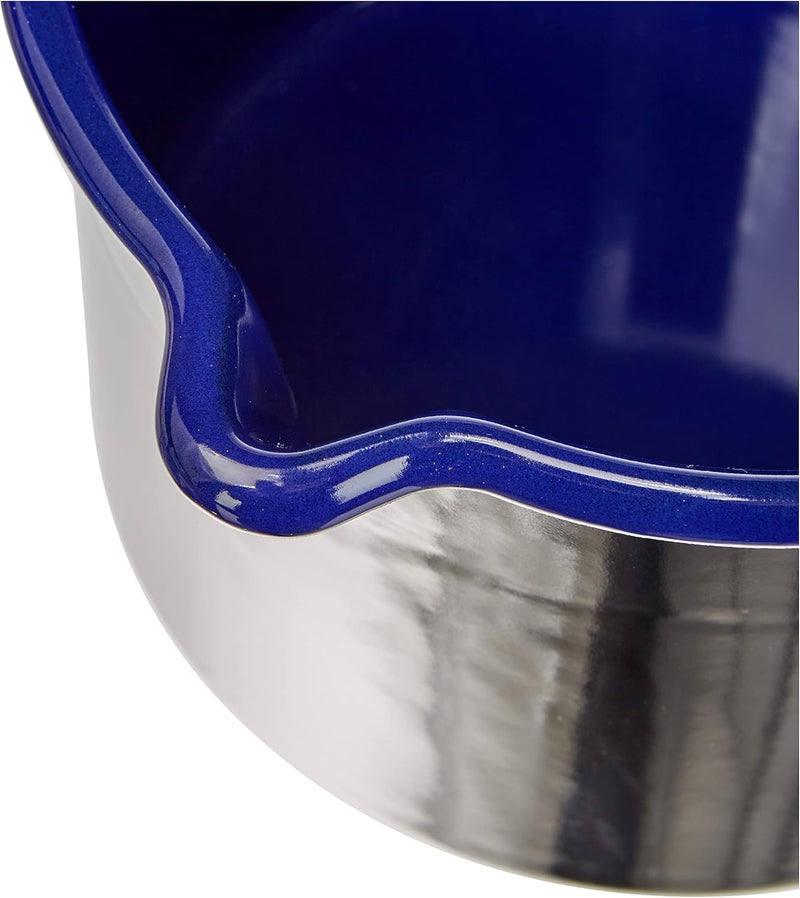 Riess, 0054-025, Schnabeltopf schwarz-blau 16, CLASSIC - HOTEL PROFI SCHWARZ/BLAU, Durchmesser 16 cm