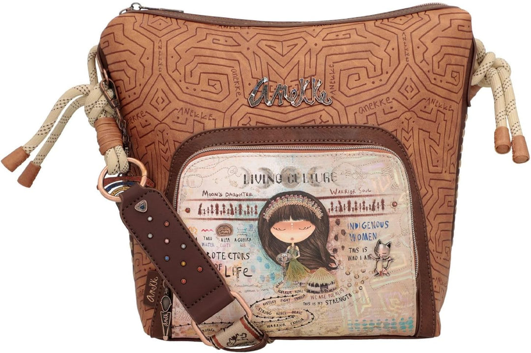 Anekke Damen Umhängetasche 36603-248 Mehrfarbig 33 x 26 x 13 BANDOLERA, bunt