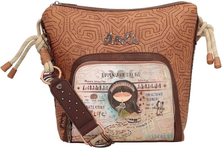 Anekke Damen Umhängetasche 36603-248 Mehrfarbig 33 x 26 x 13 BANDOLERA, bunt