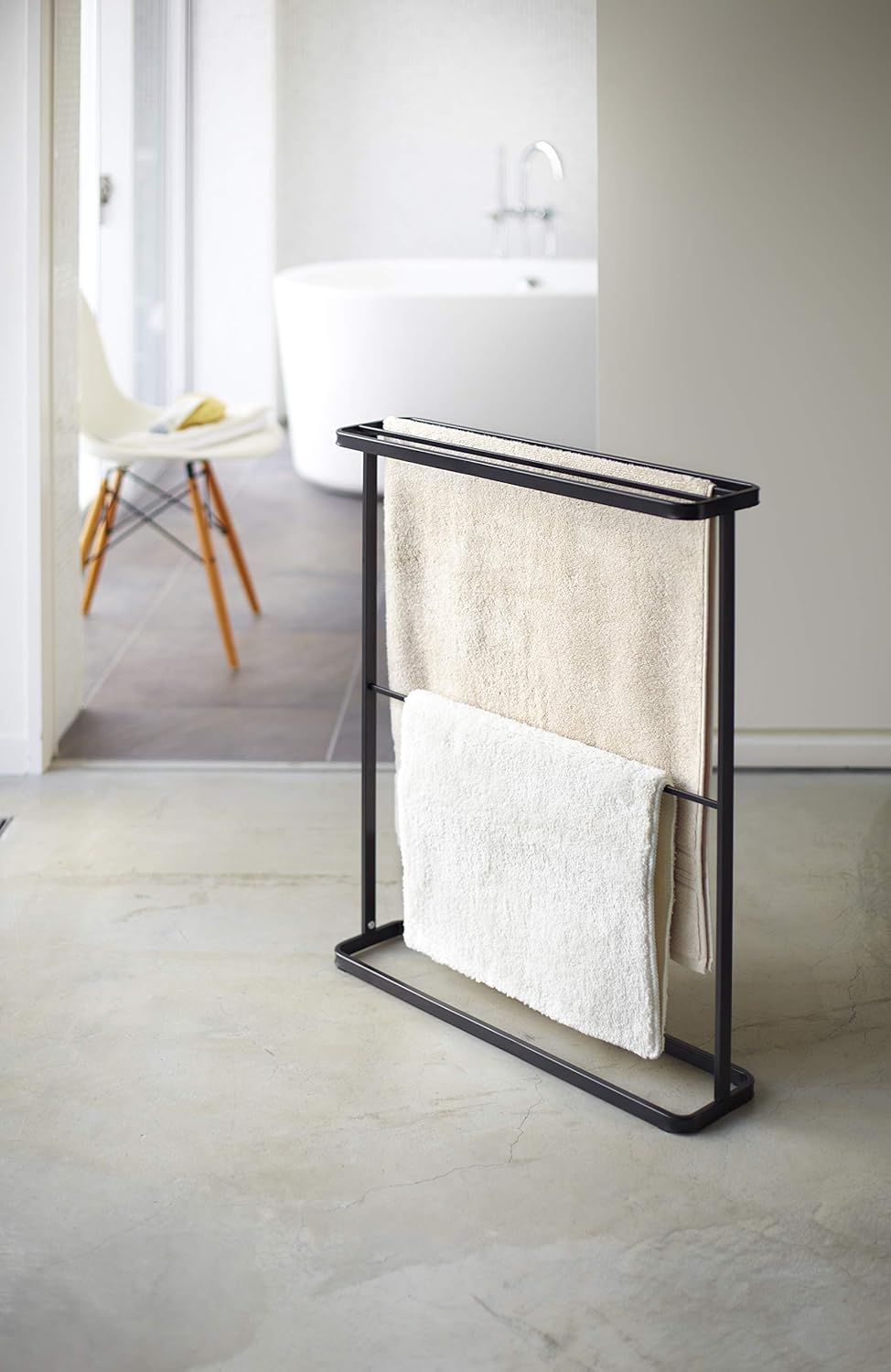 Bath Towel Hanger - Tower - black One Size Schwarz, One Size Schwarz
