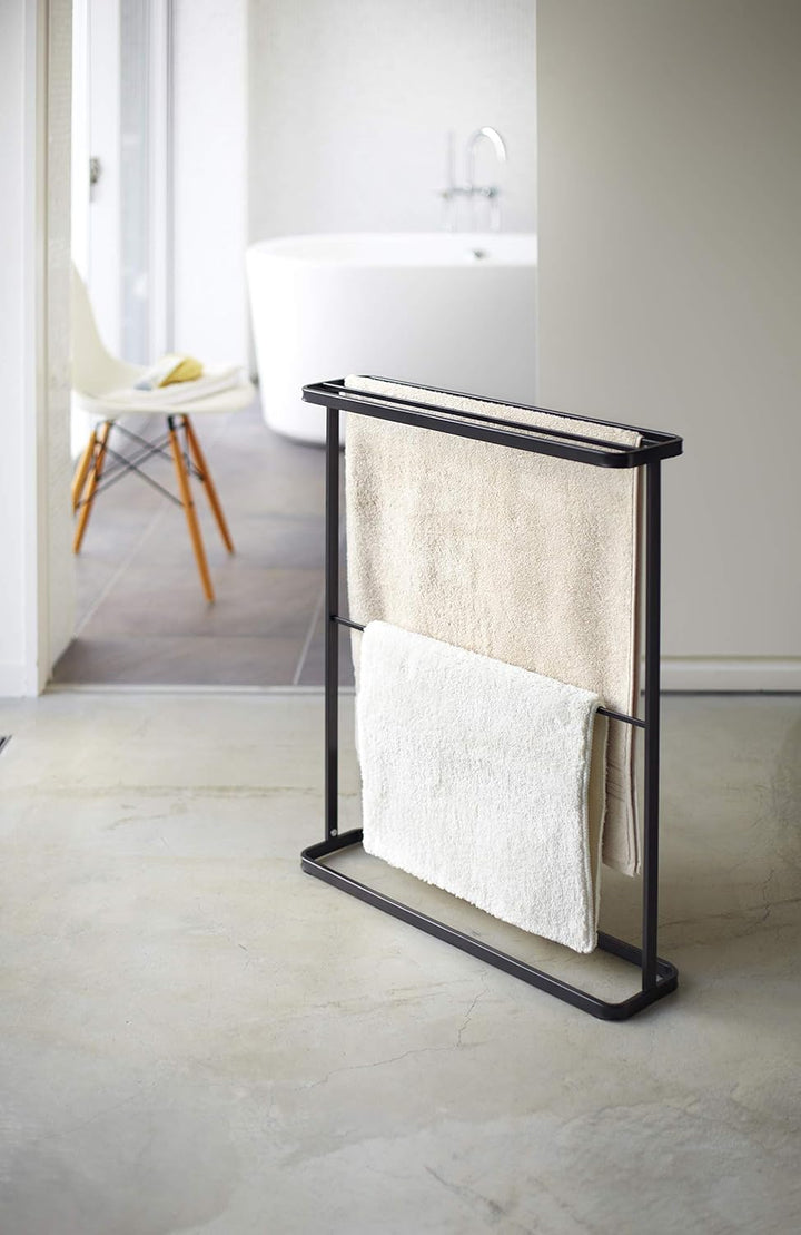 Bath Towel Hanger - Tower - black One Size Schwarz, One Size Schwarz