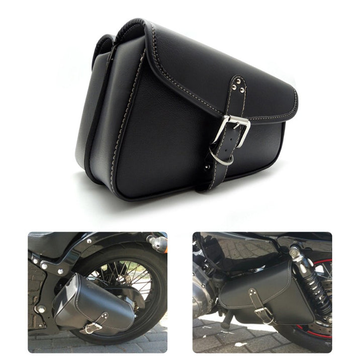 1 Stück Motorrad Satteltaschen Leder PU wasserdichte Rechts Satteltasche Motorrad Side Gepäck Werkze