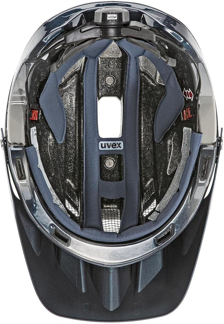 Uvex Quatro Integrale Tocsen All Mountain Enduro MTB Fahrrad Helm matt blau 2023 56-61 cm, 56-61 cm