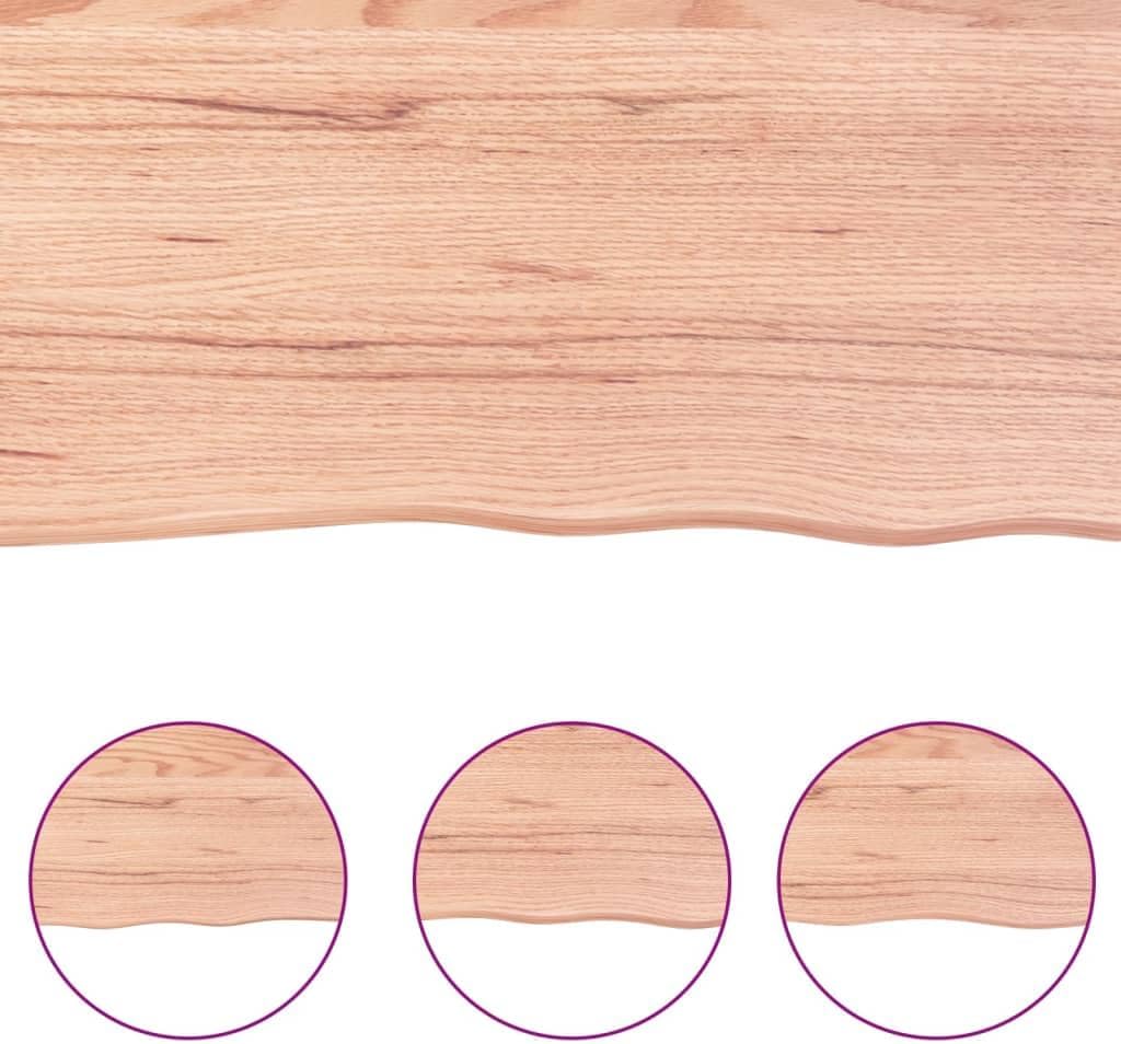 vidaXL Waschtischplatte, Multifunktional Arbeitsplatte mit Naturkante, Waschtischkonsole Tischplatte