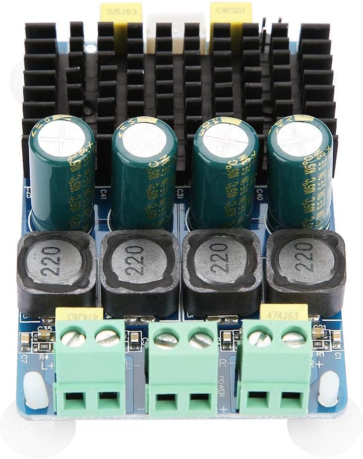 100 W + 100 W Stereo-Leistungsverstärkerplatine, und Effizienz, Zweikanal, DC 8–32 V, Breite Spannun