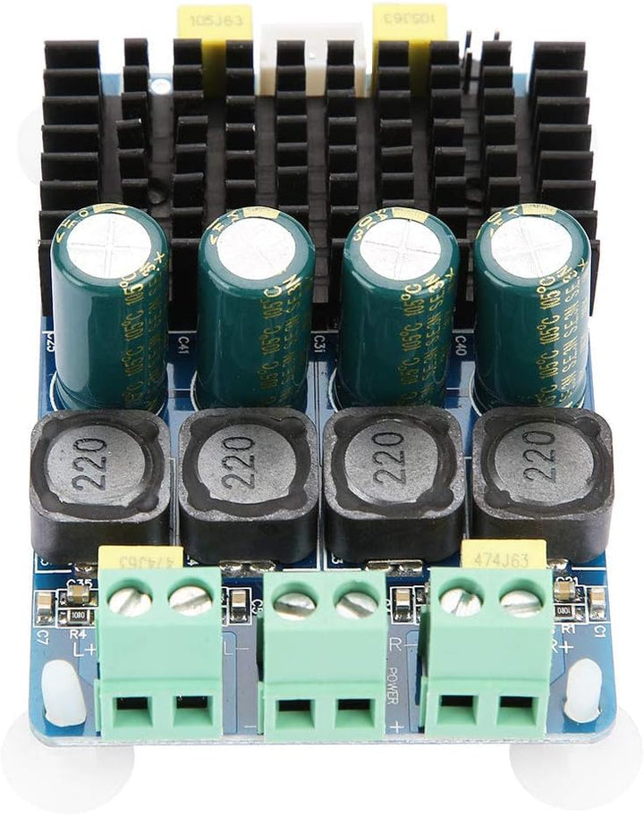 100 W + 100 W Stereo-Leistungsverstärkerplatine, und Effizienz, Zweikanal, DC 8–32 V, Breite Spannun