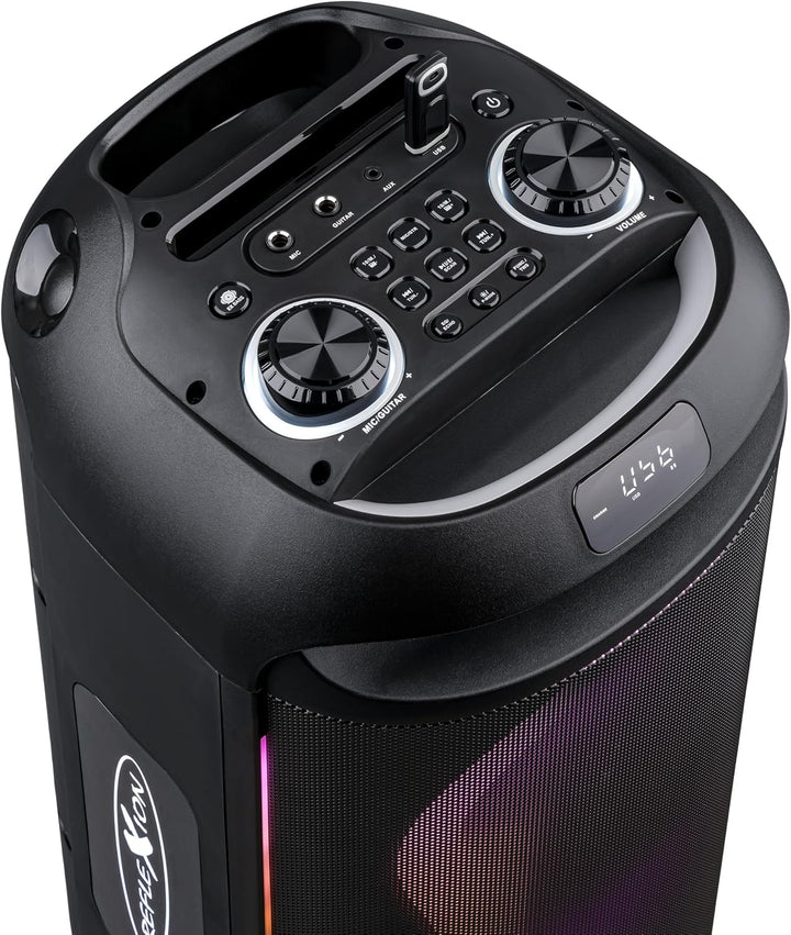 REFLEXION PSX40BT Mobiler Buetooth Partylautsprecher, DJ, Karaoke, 500 Watt, FM PLL Stereo Radio, Di