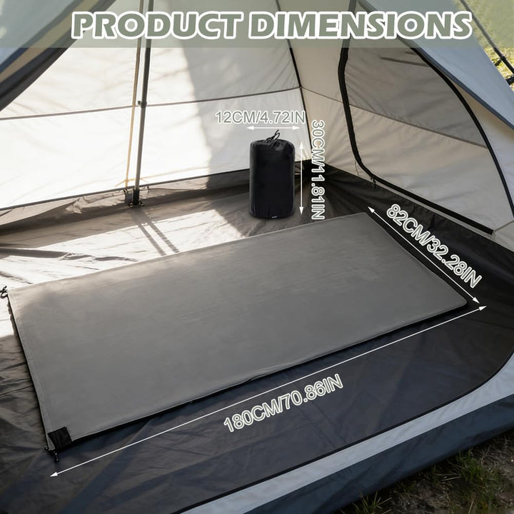 Hüttenschlafsack Baumwolle & Ultralight Inlett Schlafsack – 180x80 cm Kompakter Polarfleece Innensch