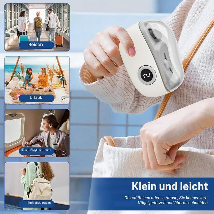 Elektrischer Nagelknipser, 3-in-1Elektrische Nagelfeile, Multi-Functional Nagelschneider Elektrischm