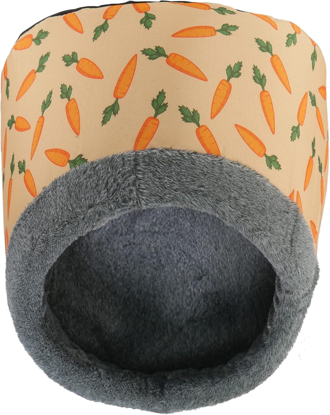 Rosewood 19614 Snuggles Hauben-Plüschbett Mit Karotten-Print Für Kaninchen, Meerschweinchen, Frettch