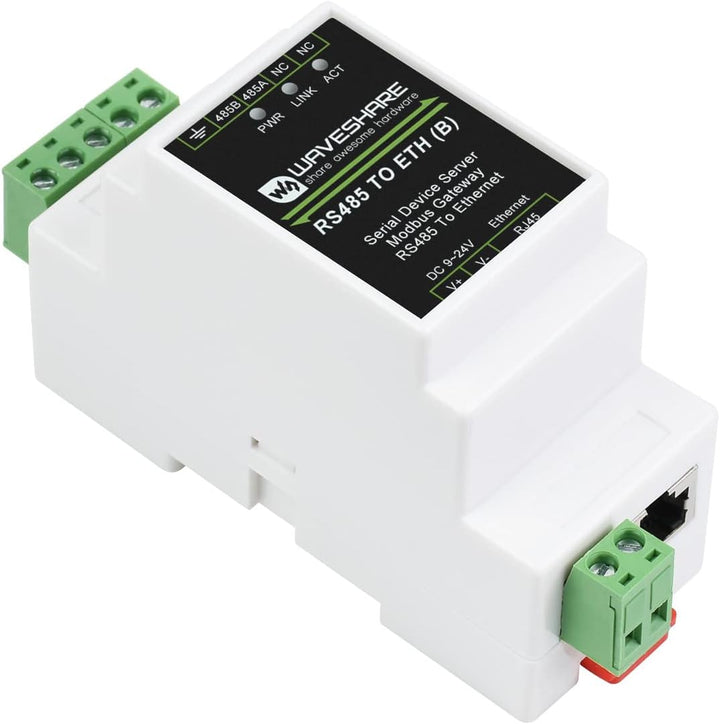 RS485 zu RJ45 Ethernet Konverter Industrieller Serieller Server TCP/IP zu Seriell Modul Unterstützt